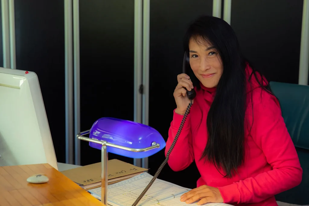 Meine Sprechstundenhilfe spricht auch chinesisch.