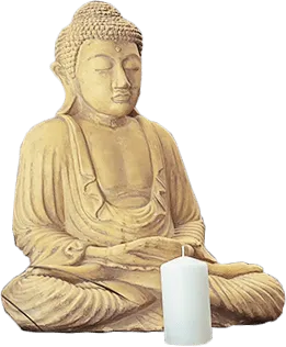 Buddhafigur in TCM Praxis